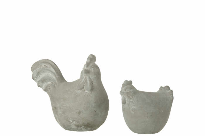 Figurina, Ceramica, Gri, 18.5x11x17