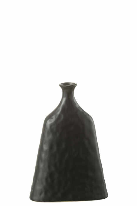 Vaza, Ceramica, Negru, 20.5x9.5x30.5