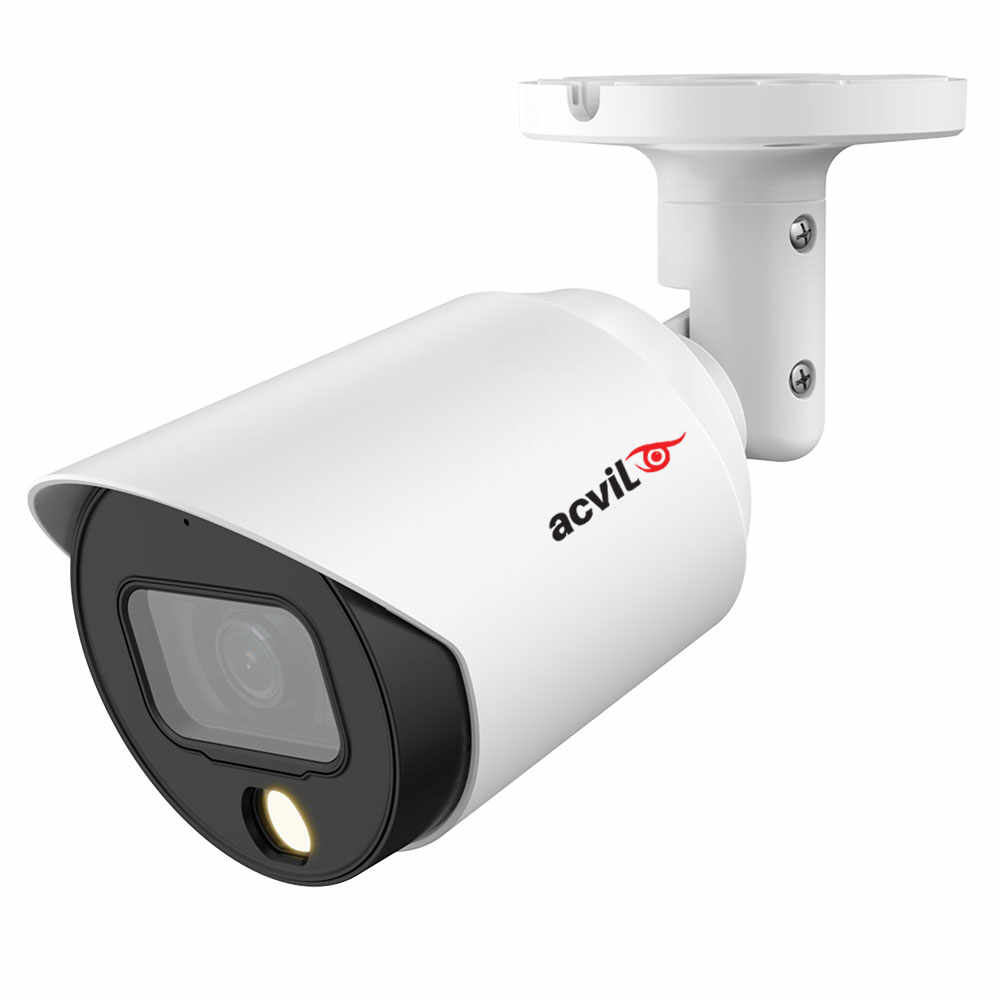 Camera supraveghere exterior Acvil Full Color ACV-FC20-5M 2.0, 5 MP, lumina alba 20 m, 3.6 mm, microfon