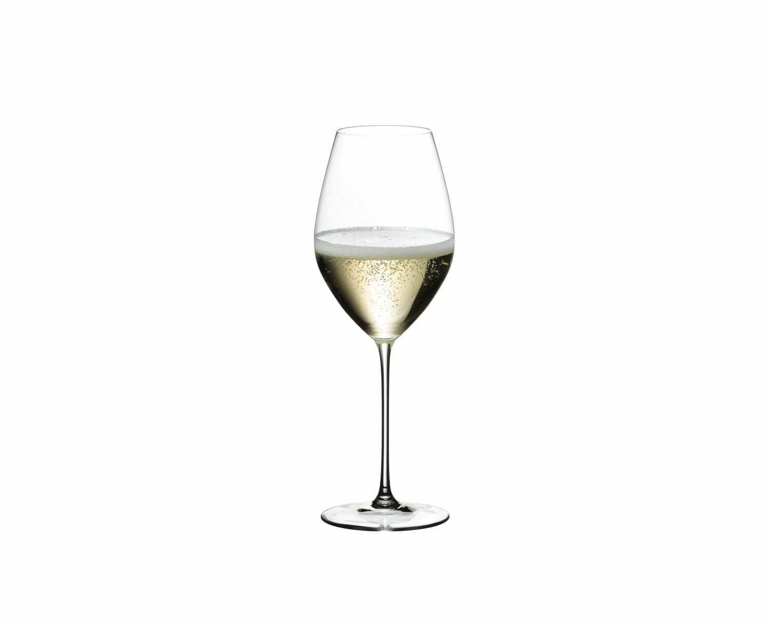 Set 2 pahare pentru sampanie si vin spumant, din cristal Veritas Champagne Wine Clear, 445 ml, Riedel
