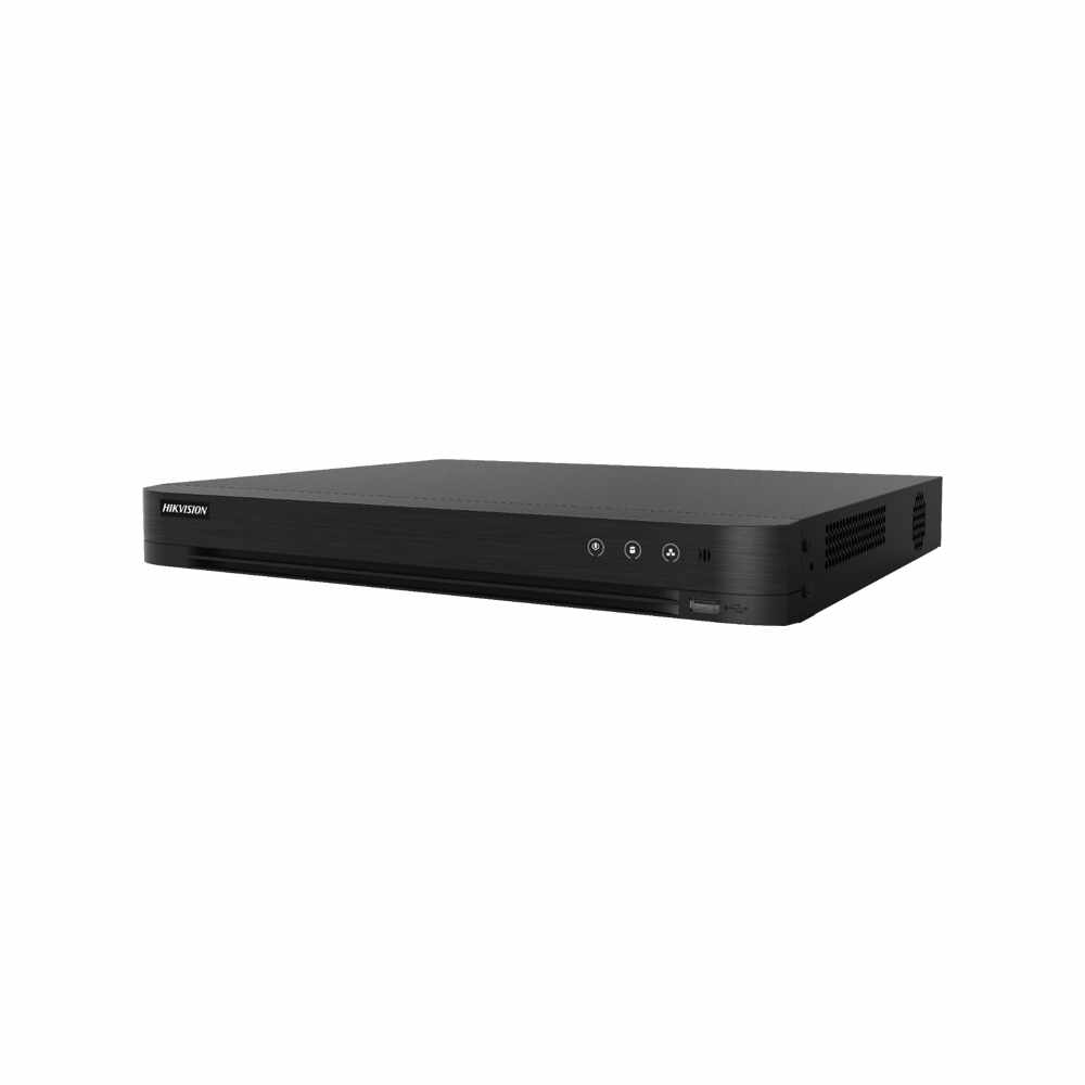 DVR Hikvision AcuSense IDS-7208HTHI-M2-S, 8 canale, 8 MP, functii smart, audio prin coaxial