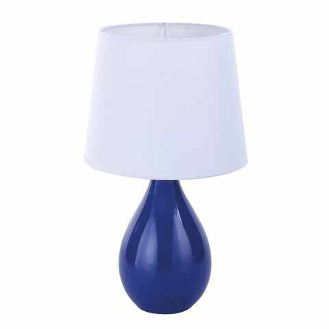 Lampa de masa Aveiro, Versa, 20 x 35 cm, ceramica, albastru