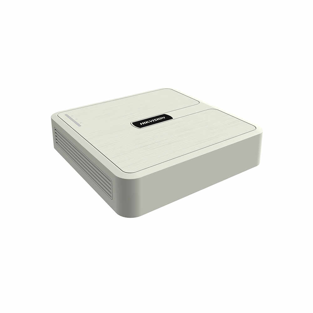 NVR Hikvision HiWatch HWN-2104H-4P(C), 4 canale, 4MP, 60 Mbps, PoE