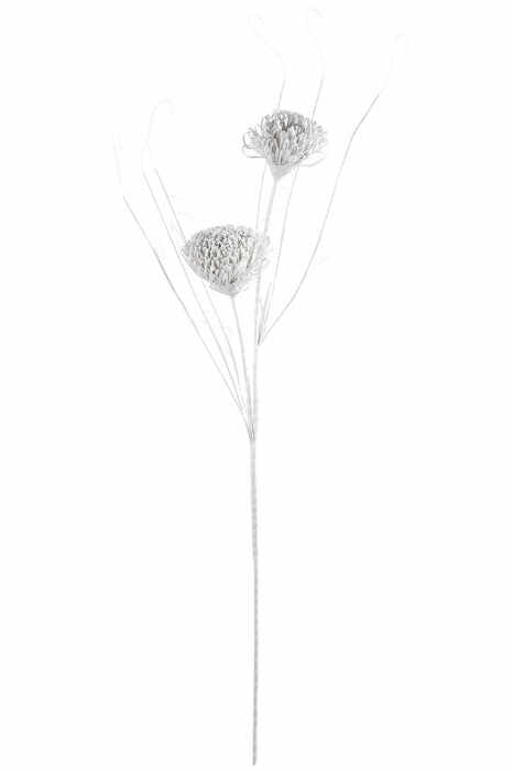 Floare decorativa spuma, Bianco