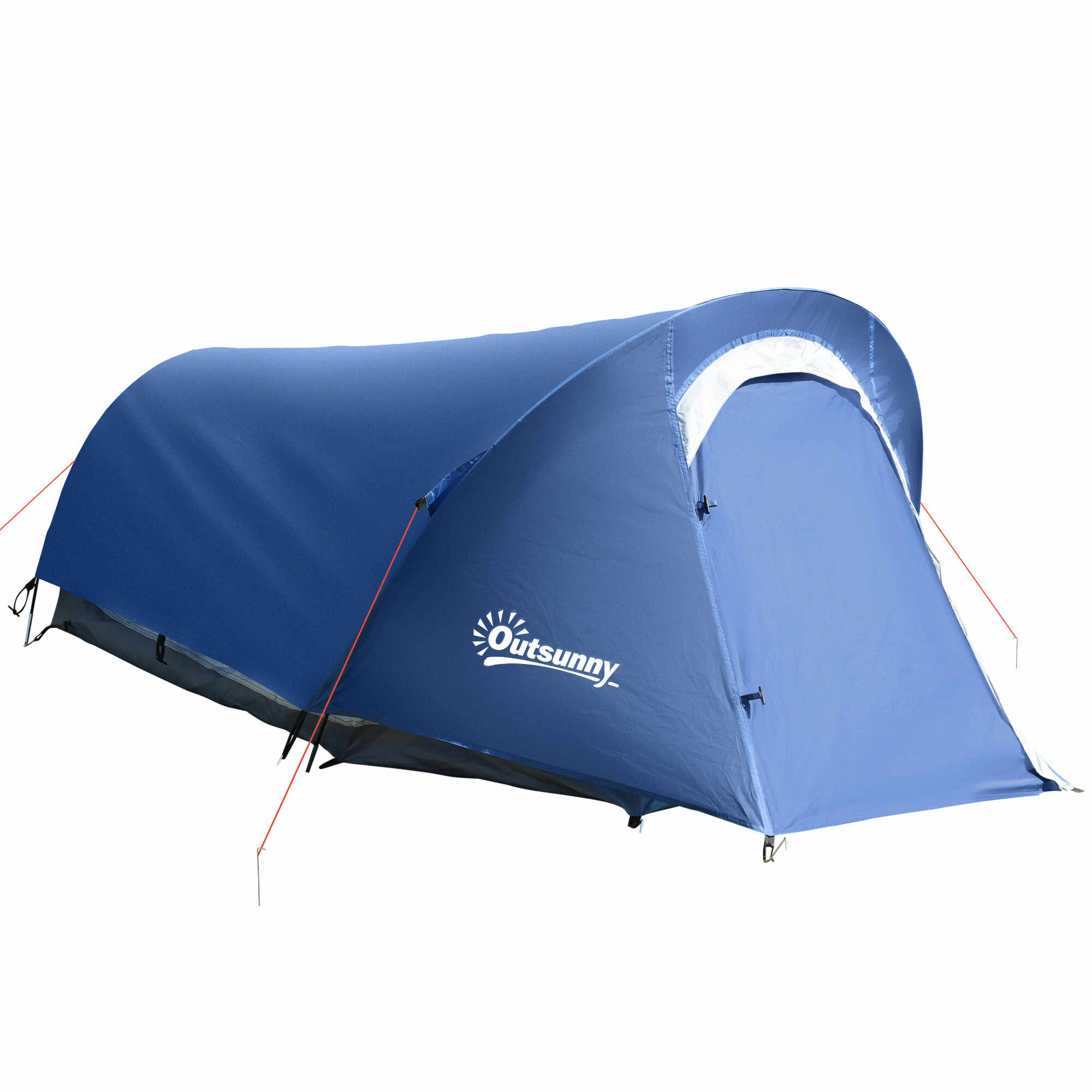 Outsunny Cort de Camping pentru o Singura Persoana, Cort de Camping Usor cu Doua Niveluri pentru Calatorii cu 2.000 mm | AOSOM RO
