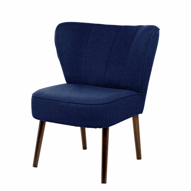 BRADY scaun, aspect de in, albastru h. 76 cm