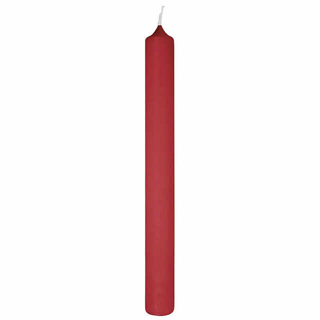 CANDLE candle, rosu, dipped H.40cm, D.4cm