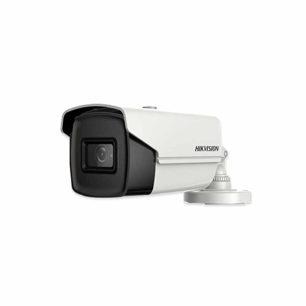 Kit Camera supraveghere exterior Hikvision DS-2CE16U1T-IT1F, 8 MP, 3.6 mm, IR 30 m + alimentator