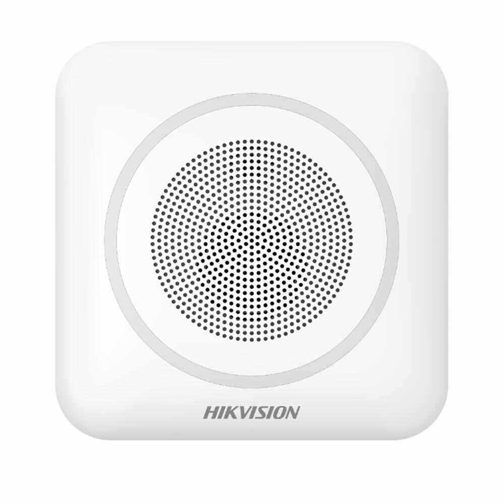 Sirena stroboscopica wireless de interior Hikvision AX PRO DS-PS1-II-WE, 110 dB, 868 MHz, RF 1000 m