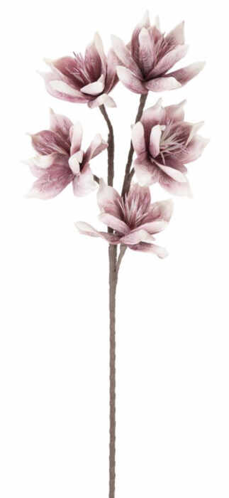 Floare de iarna x5 roz cm o 20x96