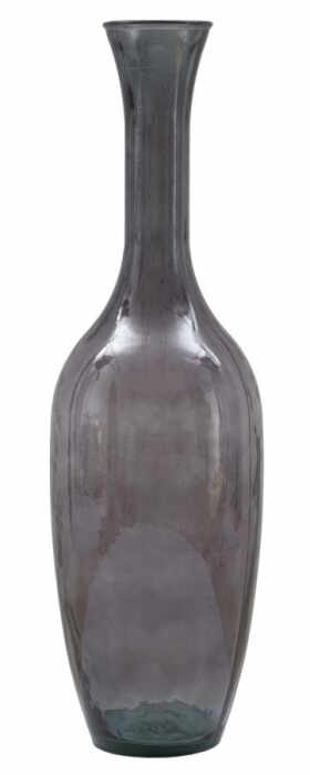Vaza JARRON,sticla reciclata maro cm o 30x100 (fabricat in Spania)