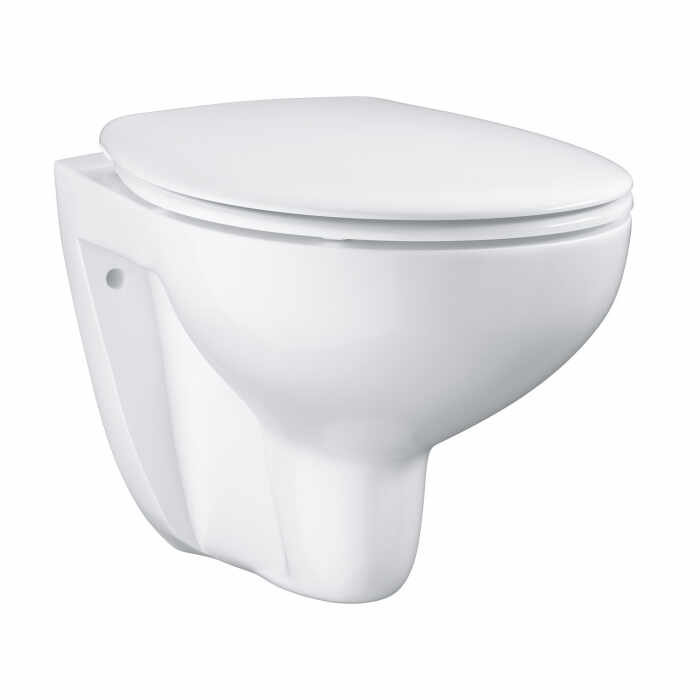 Vas wc suspendat rimless cu capac soft close Grohe Bau Ceramic