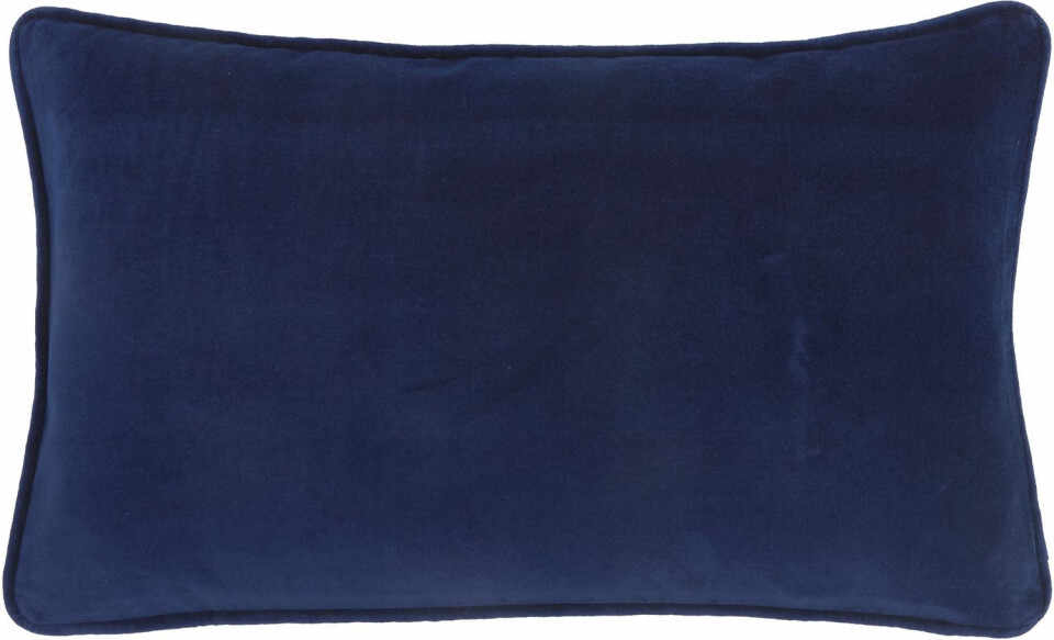 Fata de perna Dana, bumbac, albastru marin, 30 x 50 cm