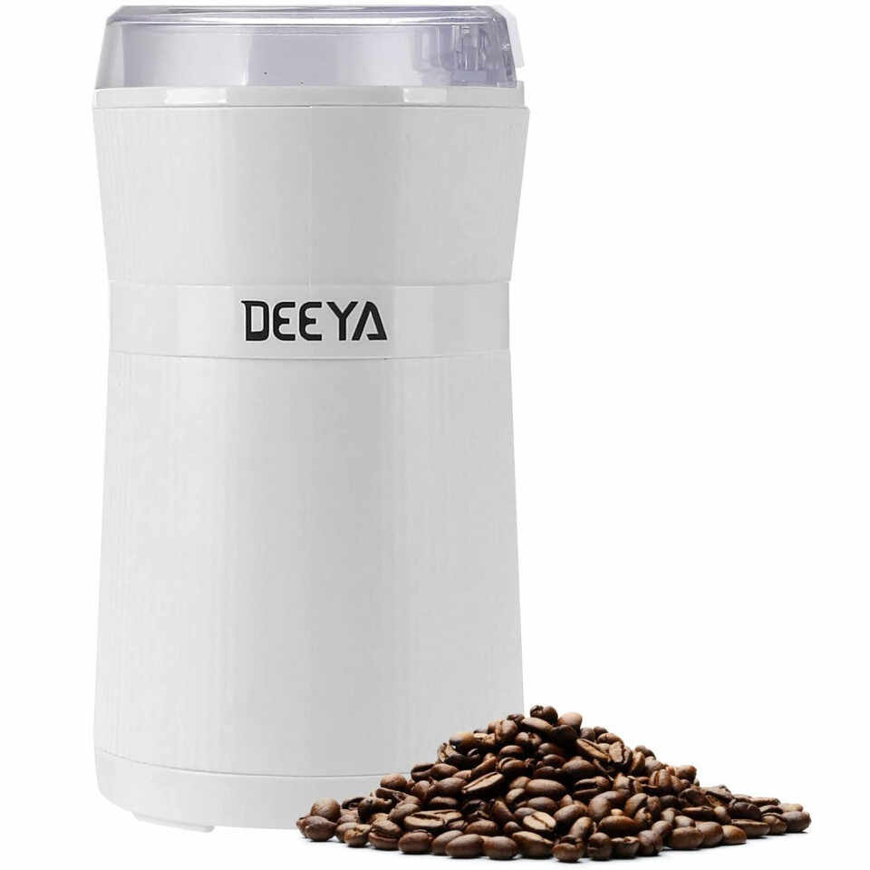 Rasnita electrica pentru cafea Deeya, alb, 200w