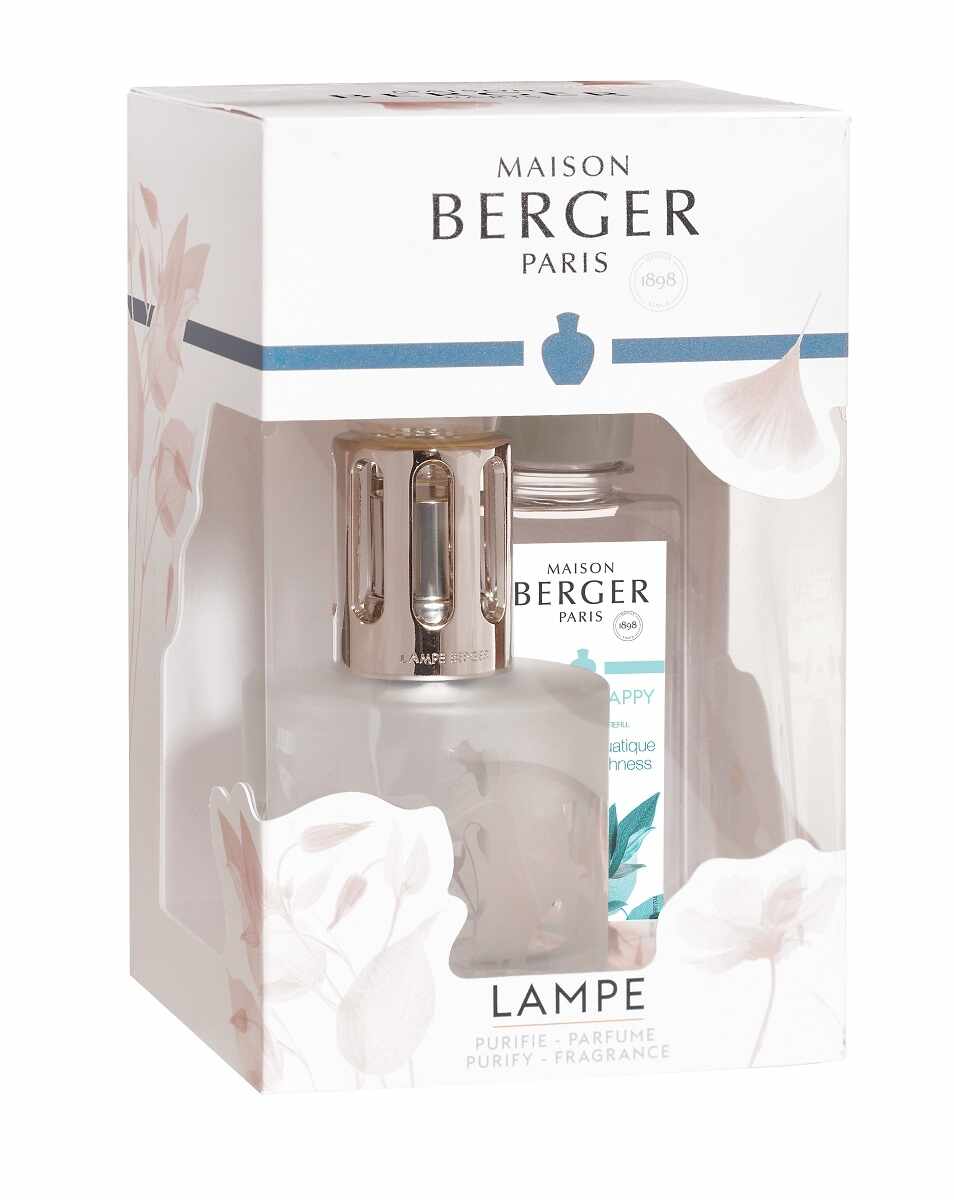 Set Berger lampa catalitica Aroma cu parfum Happy Fraicheur Aquatique