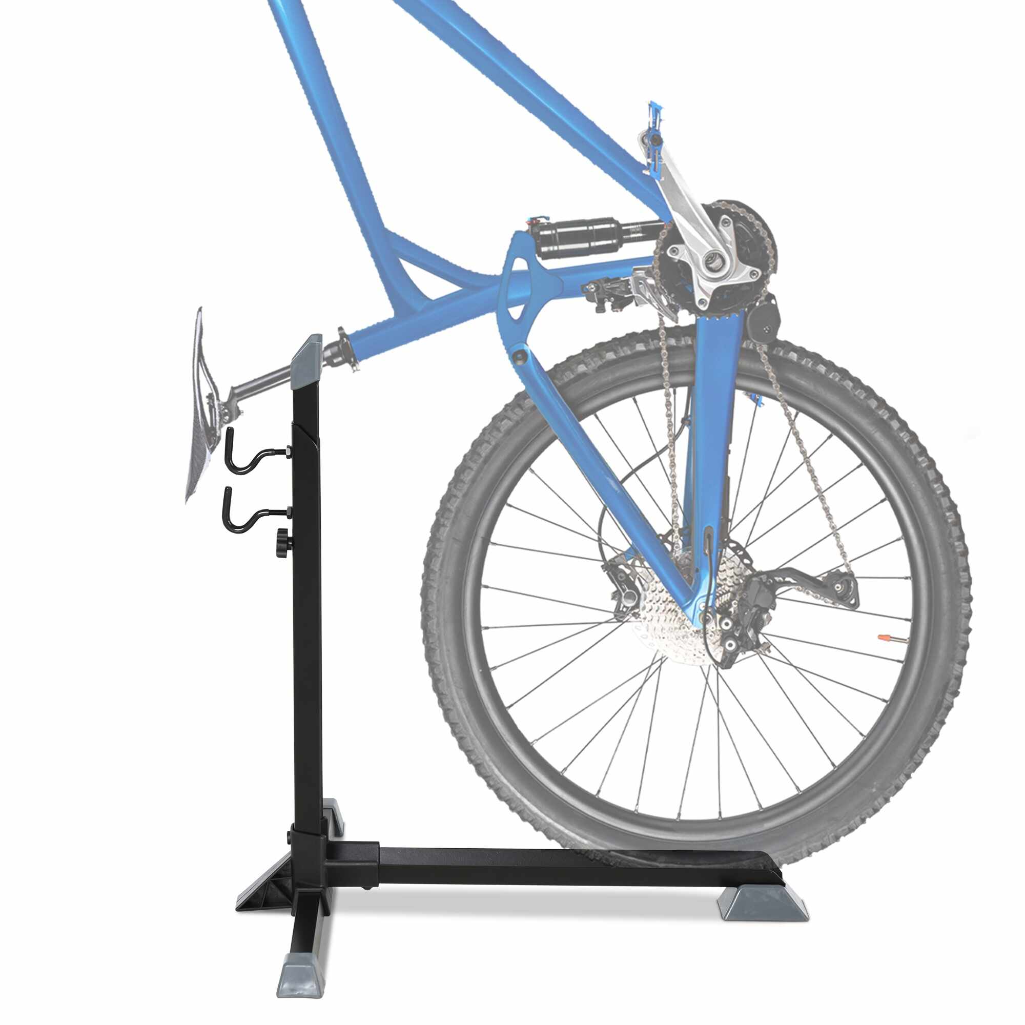 HomCom suport pentru biciclete, 66x56x63-73.5cm, negru | AOSOM RO