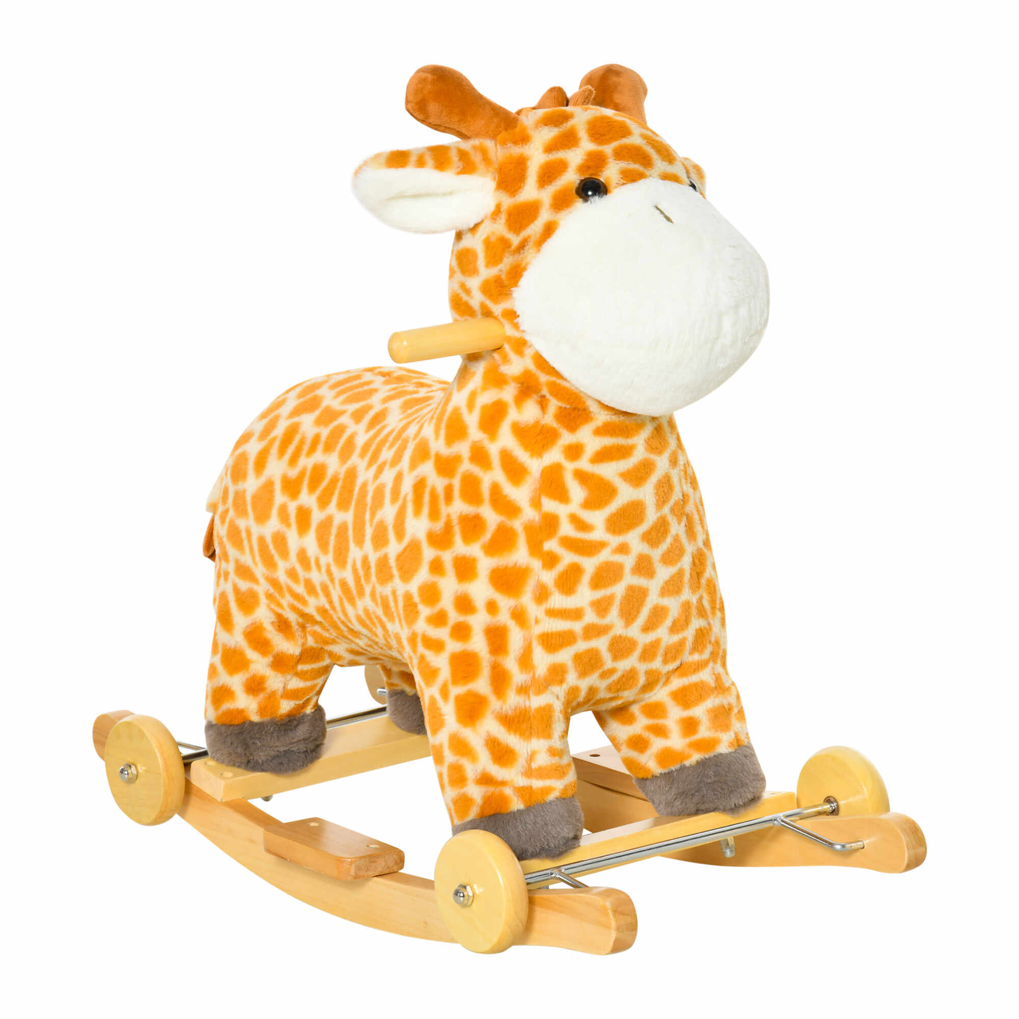HomCom balansoar girafa, pentru copii 3-6 ani, 63x38x63cm | AOSOM RO