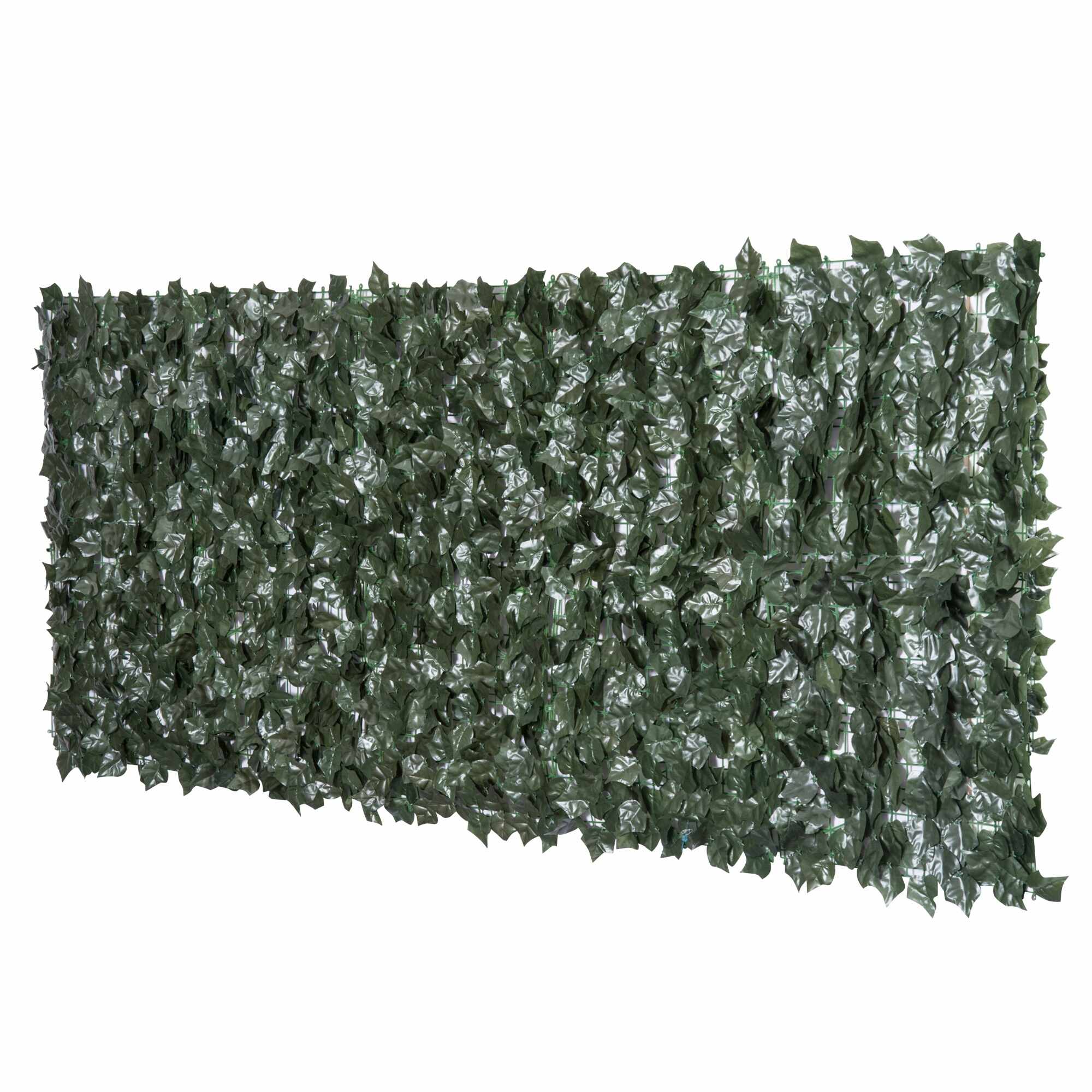 Outsunny gard viu artificial, anti-UV, 240x100cm, verde inchis | Aosom Ro