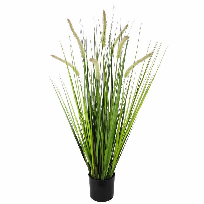 Planta artificiala cu ghiveci The Seasonal Aisle, verde/negru, 87 x 18 x 18 cm