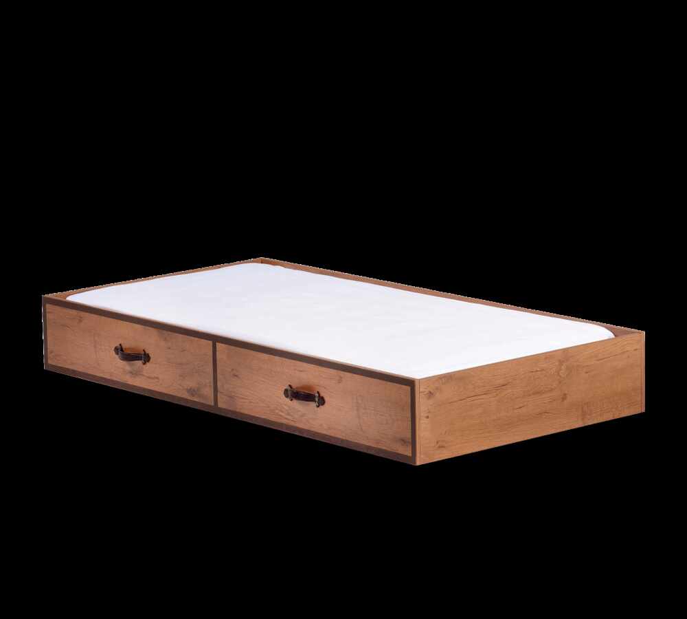 Sertar pat din pal, pentru copii, Pirate Small Maro, l186xA95xH24 cm