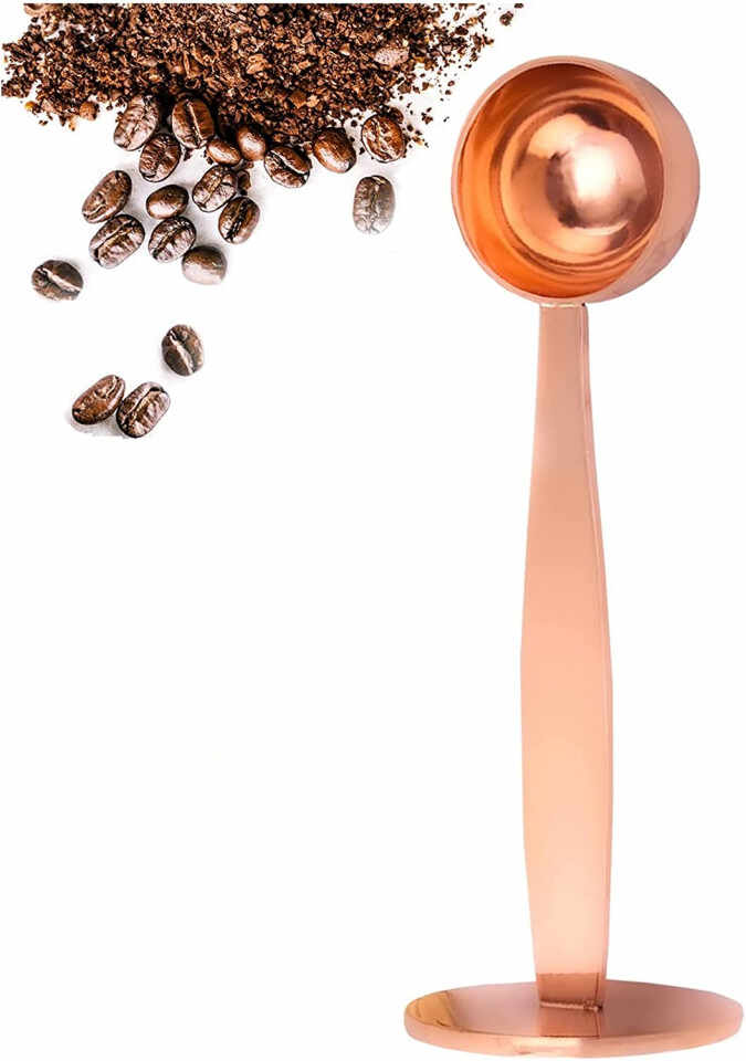 Lingura pentru masurat cafea LTHERMELK, otel inoxidabil, 14,5 cm
