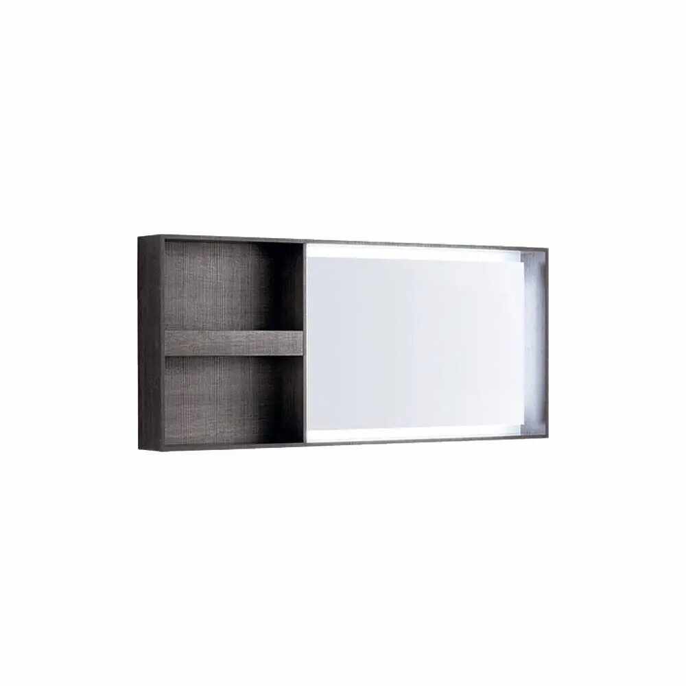 Oglinda cu iluminare LED Geberit Citterio maro/gri 134 cm