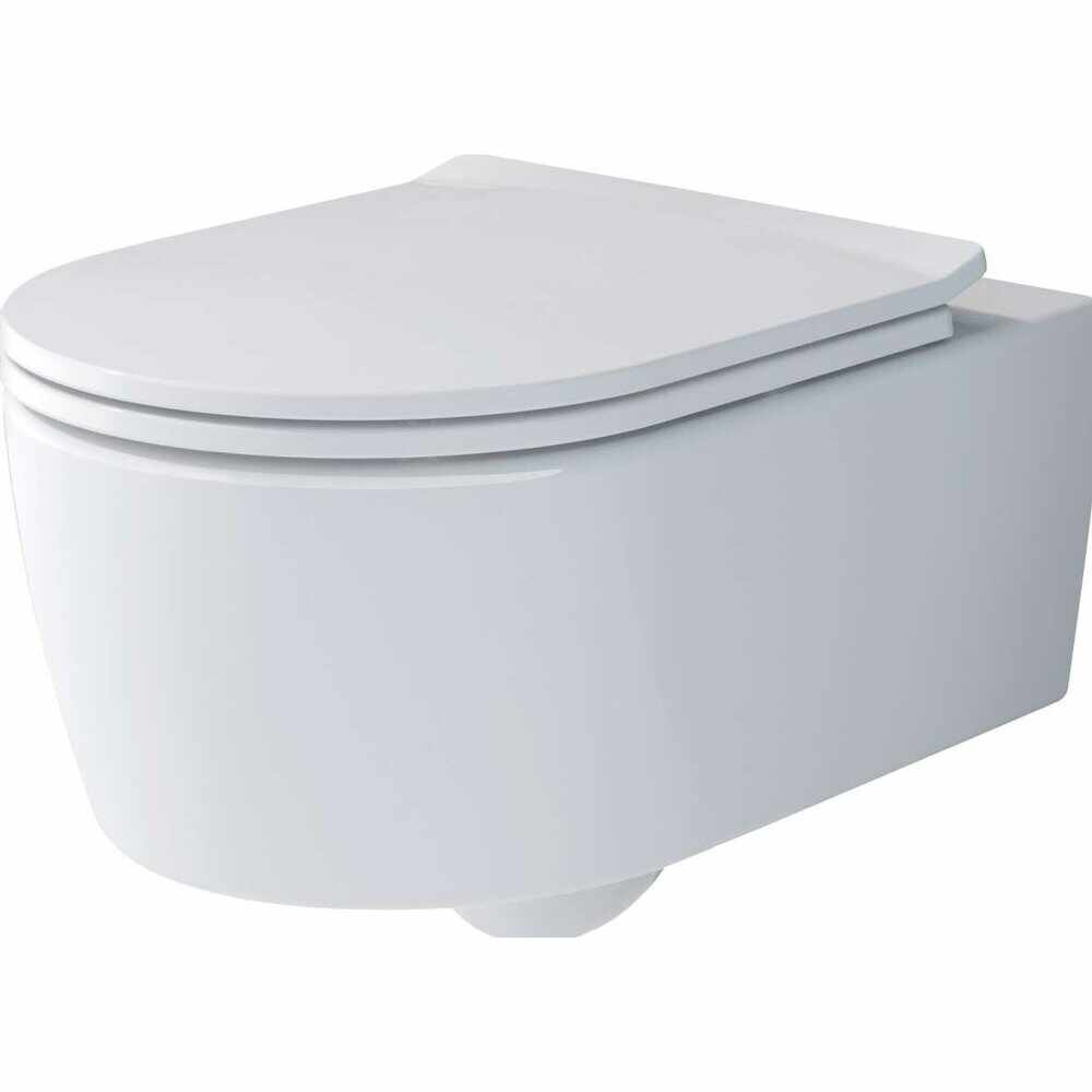 Set vas wc suspendat Villeroy&Boch Soul Direct Flush cu capac slim soft close
