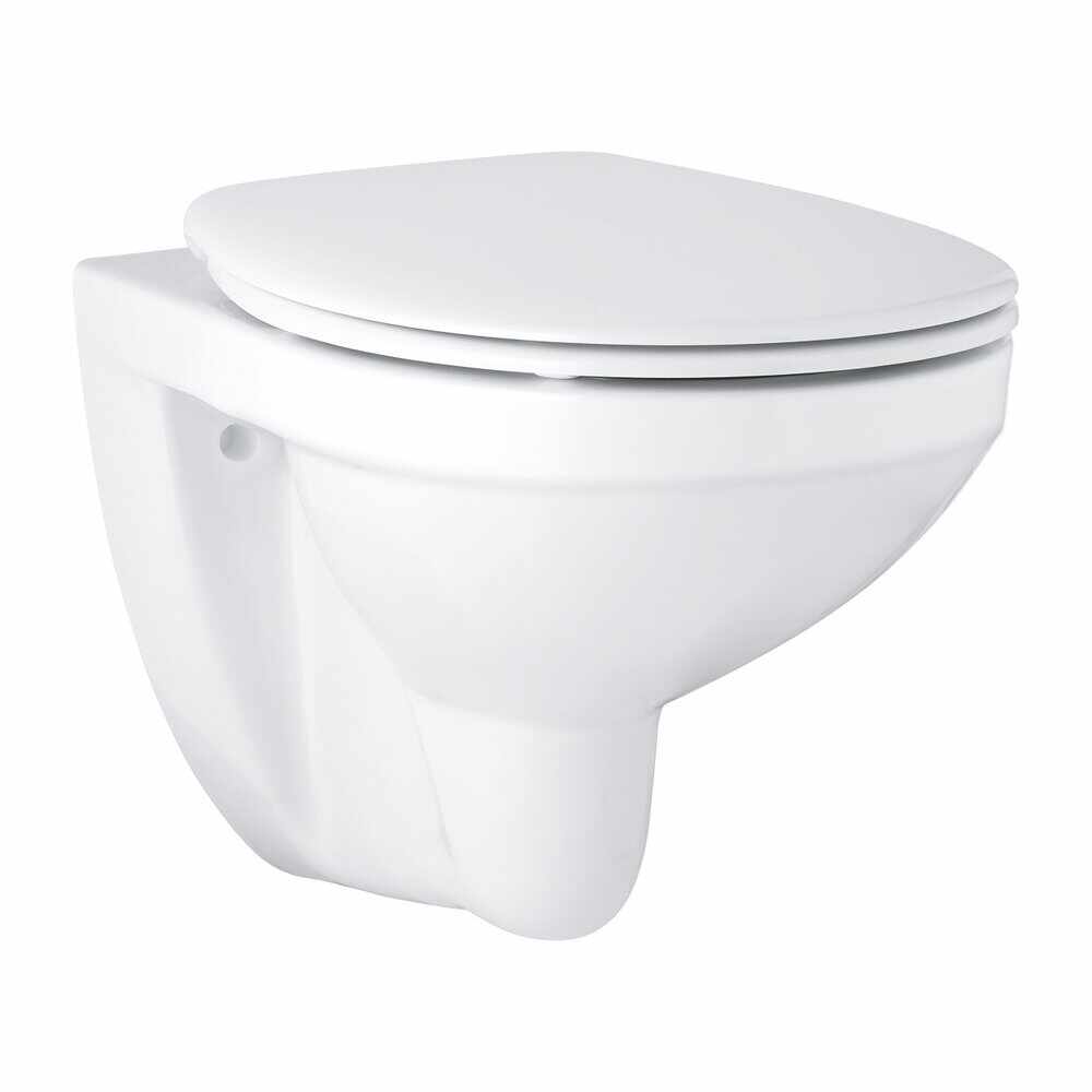 Set vas wc suspendat Bau Ceramic cu capac Bau Ceramic fix