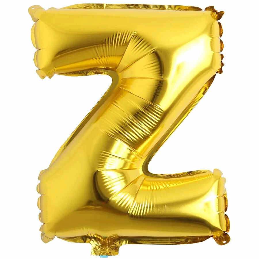 Balon aniversar Maxee, litera Z, auriu, 40 cm