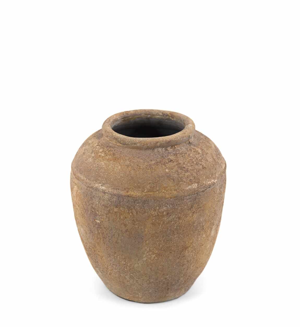 Vaza decorativa din ceramica, Apollo Ruginiu, Ø25xH30 cm