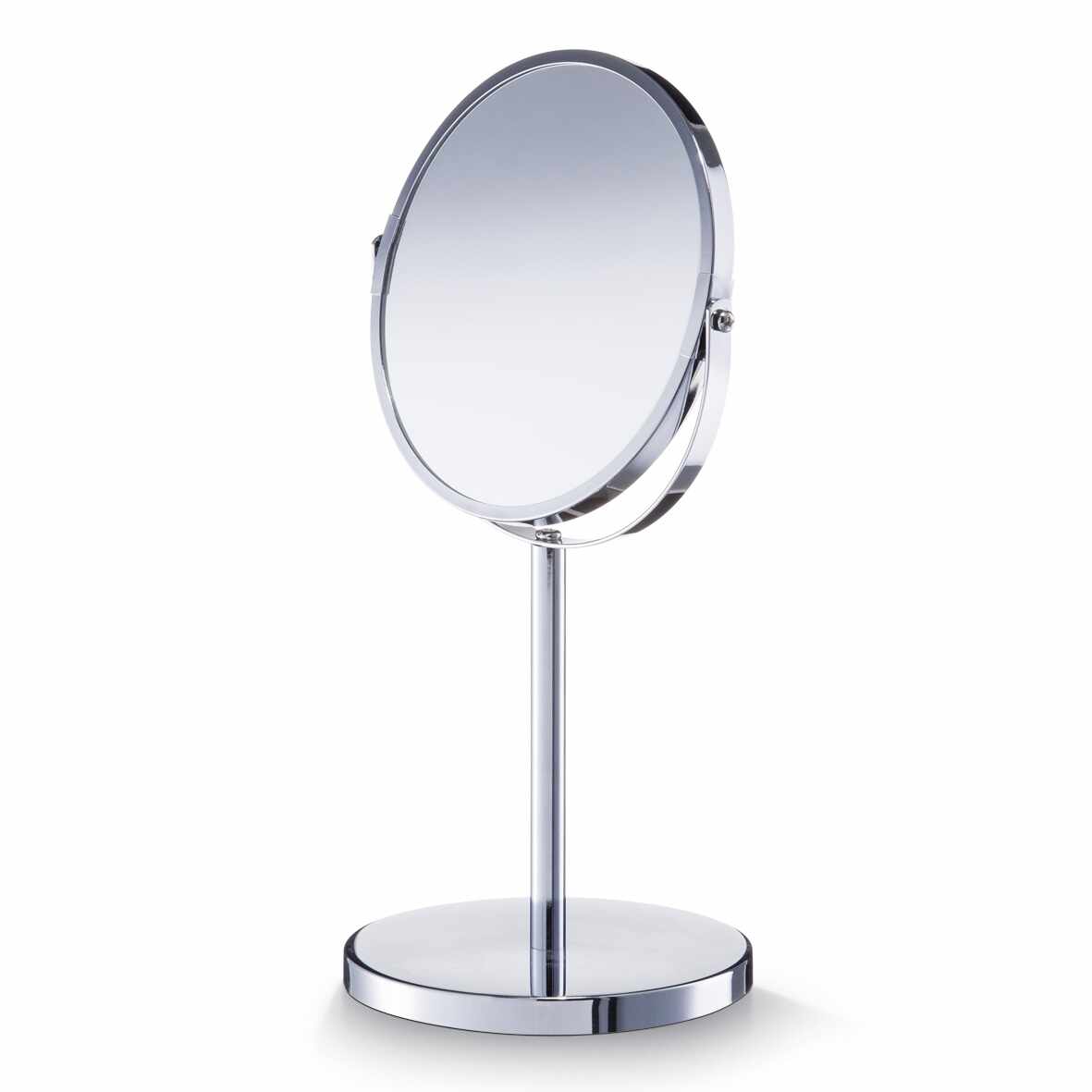 Oglinda cosmetica de masa, Metal Cromat, Ø 15xH35 cm