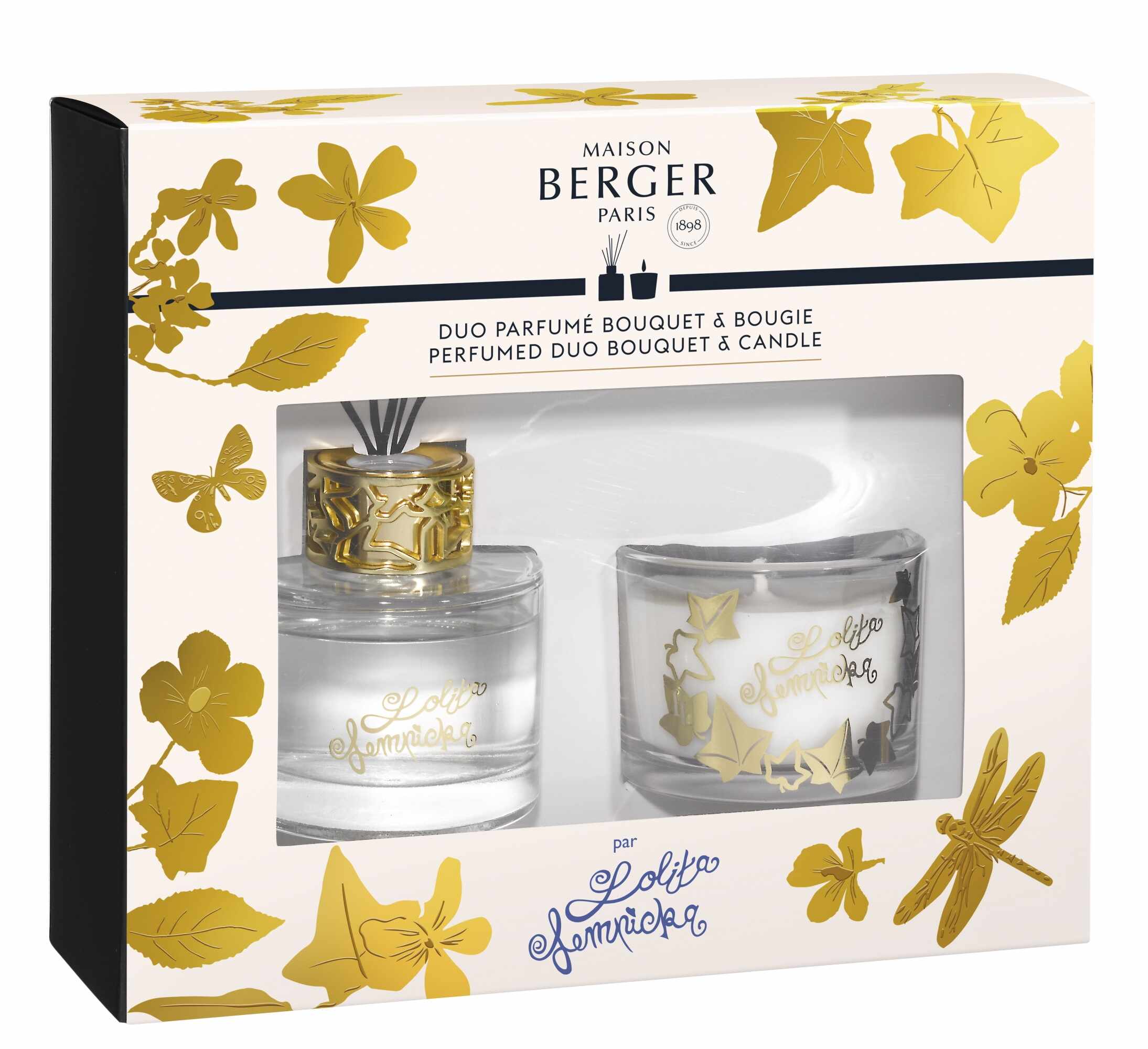 Set Berger Duo Lolita Lempicka Bouquet Parfume 80ml + lumanare parfumata 80g