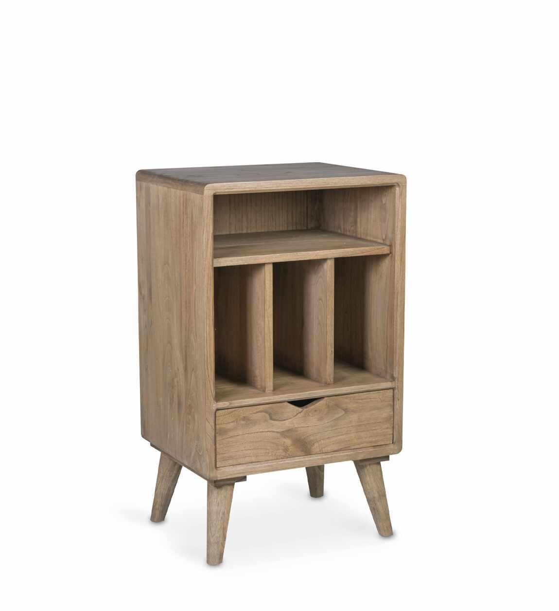 Cabinet din lemn cu 1 sertar, Oslo Natural, l50xA40xH86 cm
