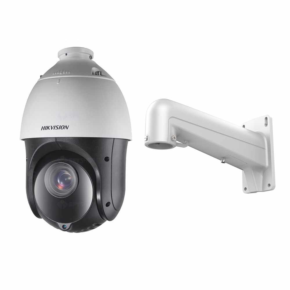 Camera supraveghere Speed Dome Hikvision TurboHD DS-2AE4215TI-D, 2 MP, IR 100 m, 5 - 75 mm, 15x + Suport