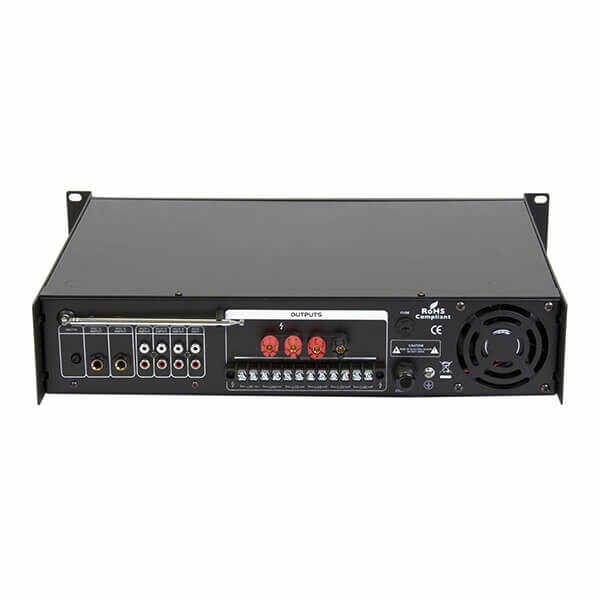 Amplificator linie Master Audio MV1200CR-Bluetooth, 100 V, 6 zone