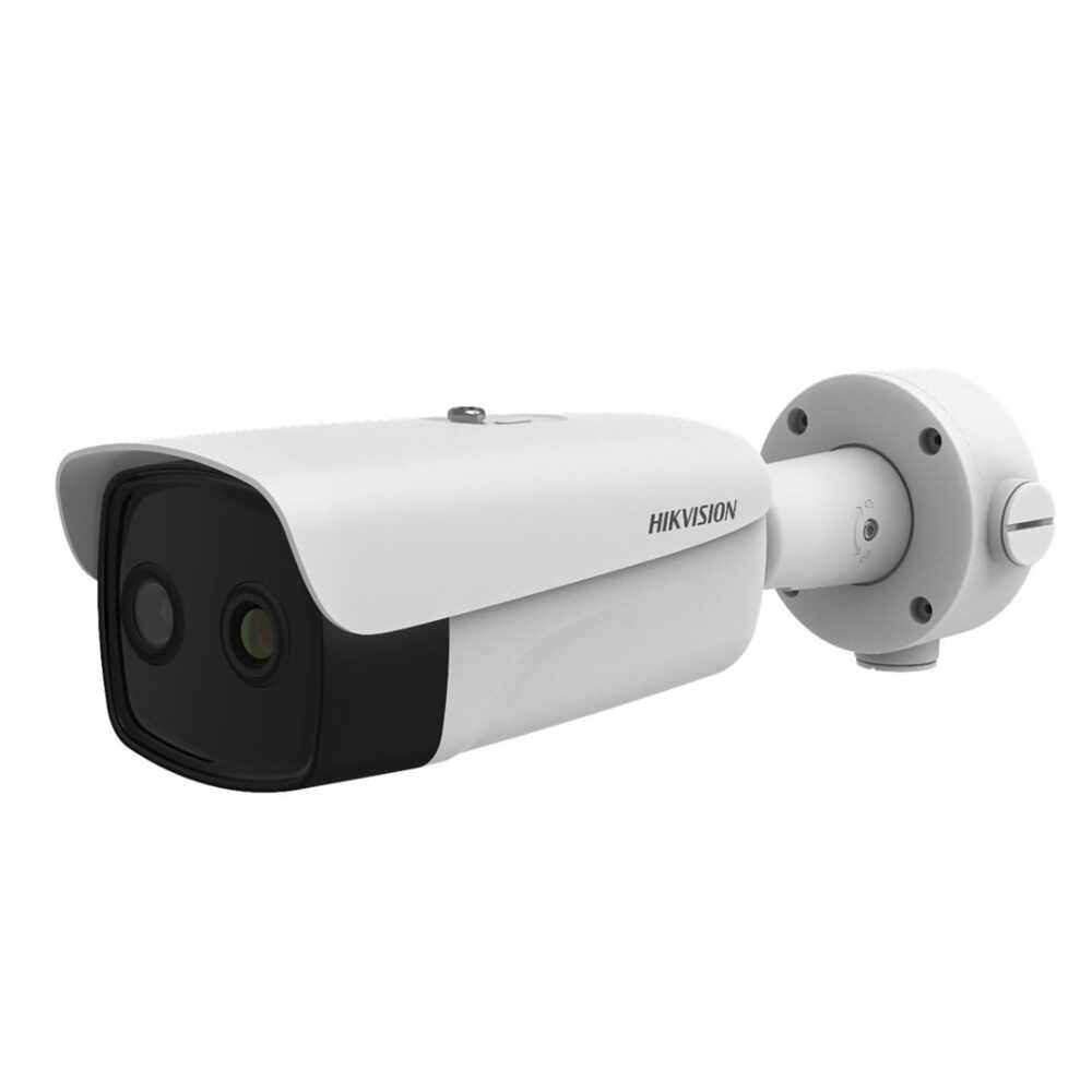 Camera supraveghere termica IP Hikvision DS-2TD2637B-10/P, 4 MP, masurare temperatura umana, precizie 0.5 grade