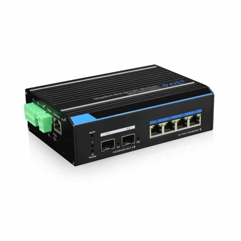 Switch industrial POE++ UTP7304GE-POE, 4 porturi ethernet, 2 porturi SFP, 24Gbps, cu management