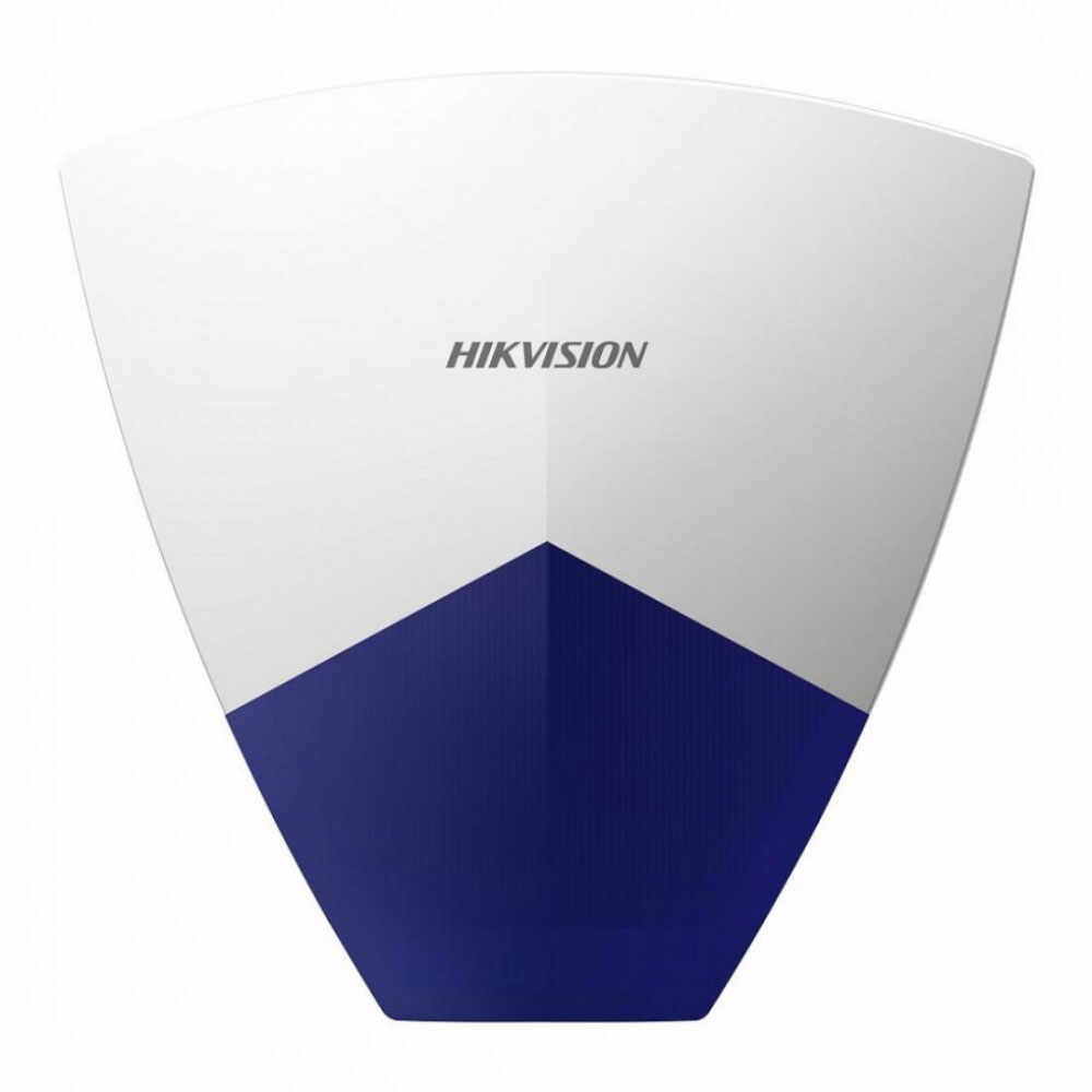 Sirena de exterior wireless cu flash Hikvision DS-PSG-WO-868, 110 dB, RF 800 m, IP65