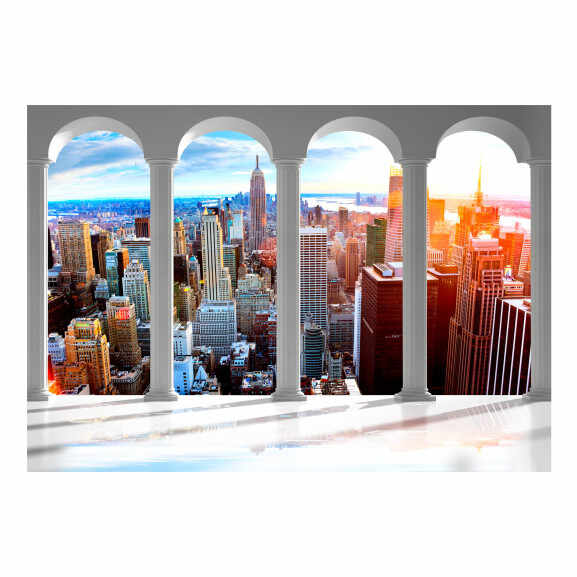 Fototapet Pillars And New York