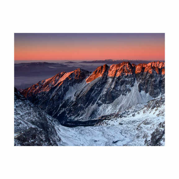 Fototapet Beautiful Sunrise In The Rocky Mountains