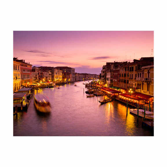 Fototapet City Of Lovers, Venice By Night
