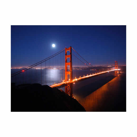 Fototapet Golden Gate Bridge At Night