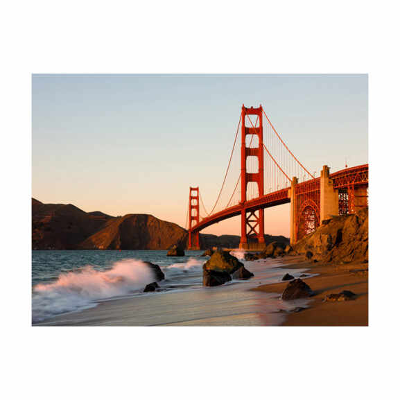 Fototapet Golden Gate Bridge Sunset, San Francisco