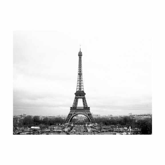 Fototapet Paris: Black And White Photography