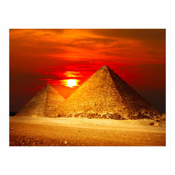 Fototapet The Giza Necropolis Sunset