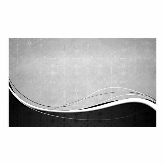 Fototapet Black-And-White Waves (Vintage)
