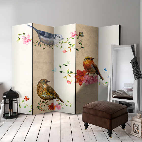 Paravan Bird Song Ii [Room Dividers] 225 cm x 172 cm