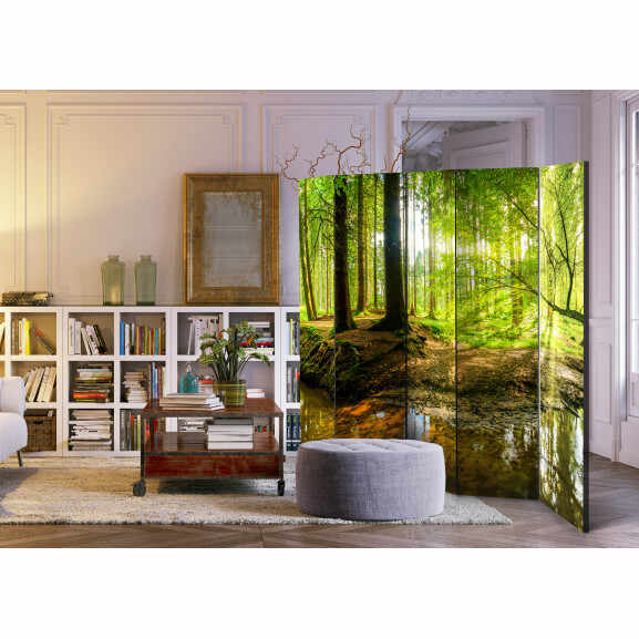 Paravan Forest Lake Ii [Room Dividers] 225 cm x 172 cm