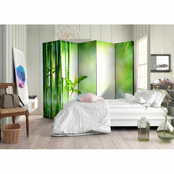Paravan Green Bamboo Ii [Room Dividers] 225 cm x 172 cm