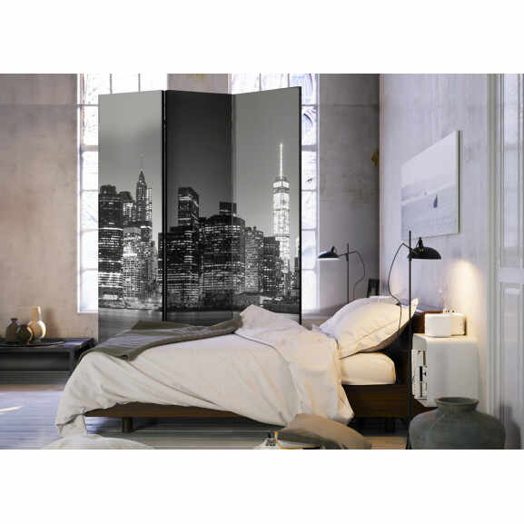Paravan New York Nights [Room Dividers] 135 cm x 172 cm